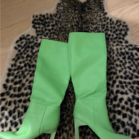 Nine West Shoes - Nine West Green Heeled Boots